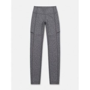 Lululemon Heathered Gray Leggings Size 2 Athletic Yoga Running Pants